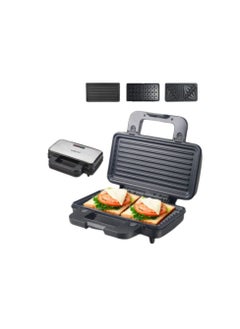 سوكاني ساندوتش ميكر سوكاني 3 في 1 ( جريل وساندوتش ميكر - وافل - توستر ) sk-bbq-835  - Image 1