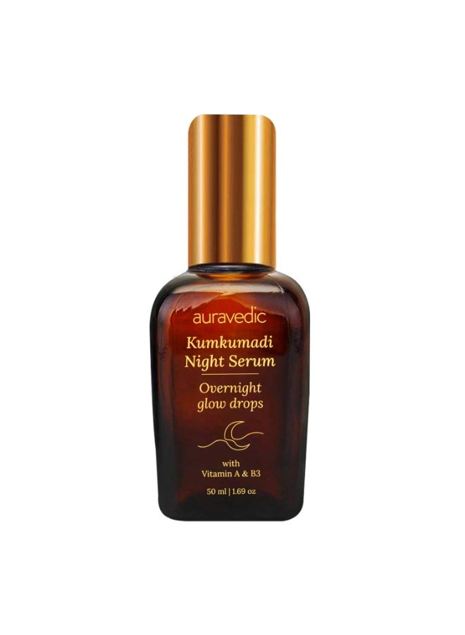 Auravedic Kumkumadi night Serum 50ml - Image 1
