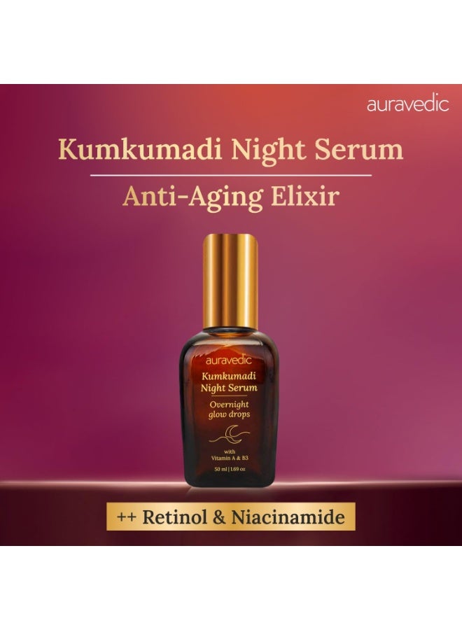 Auravedic Kumkumadi night Serum 50ml - Image 2