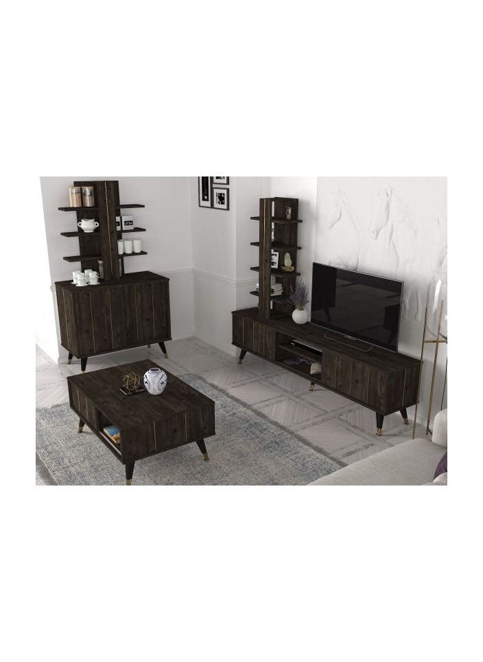 sahaba Negro Tv Table Coffee Table And Coffee Corner  - Image 1