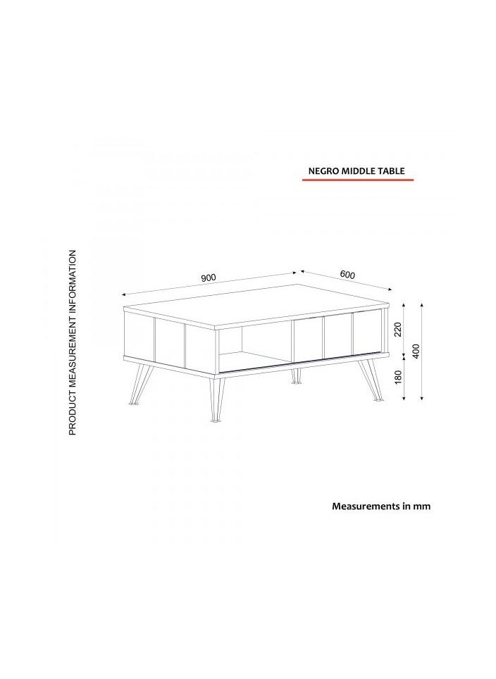 sahaba Negro Tv Table Coffee Table And Coffee Corner  - Image 4
