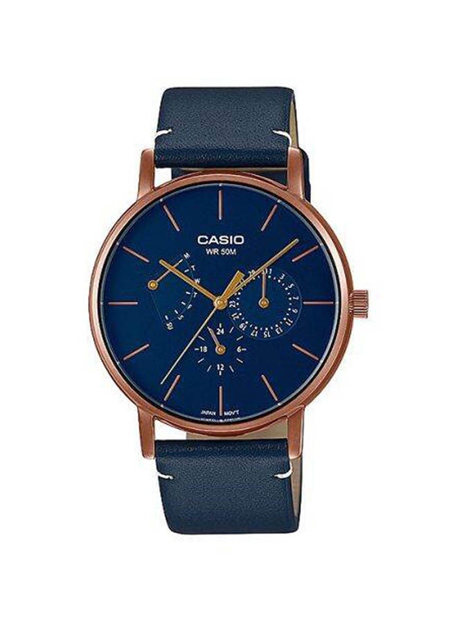 CASIO Leather Analog Watch MTP-E320RL-2EVDF - Image 1