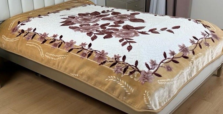 بطانية نفرين وزن 4 كيلو مقاس 200×240 سم دفء فاخر ولمسة نعومة تُغني غرفة نومك - Image 2