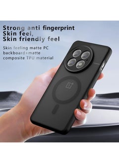 VKL Magnetic Case Compatible with OnePlus 13 Case, Frosted Matte Translucent Back Cover Airbag Shockproof PC+TPU Protective Cover Support Wireless Charging  - Image 4