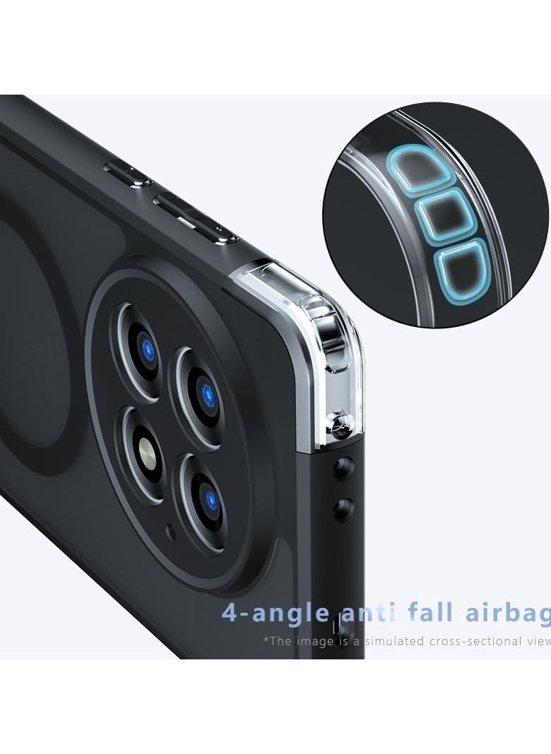 VKL - Magnetic Case Compatible with OnePlus 13 Case, Frosted Matte Translucent Back Cover Airbag Shockproof PC+TPU Protective Cover Support Wireless Charging - Image 1
