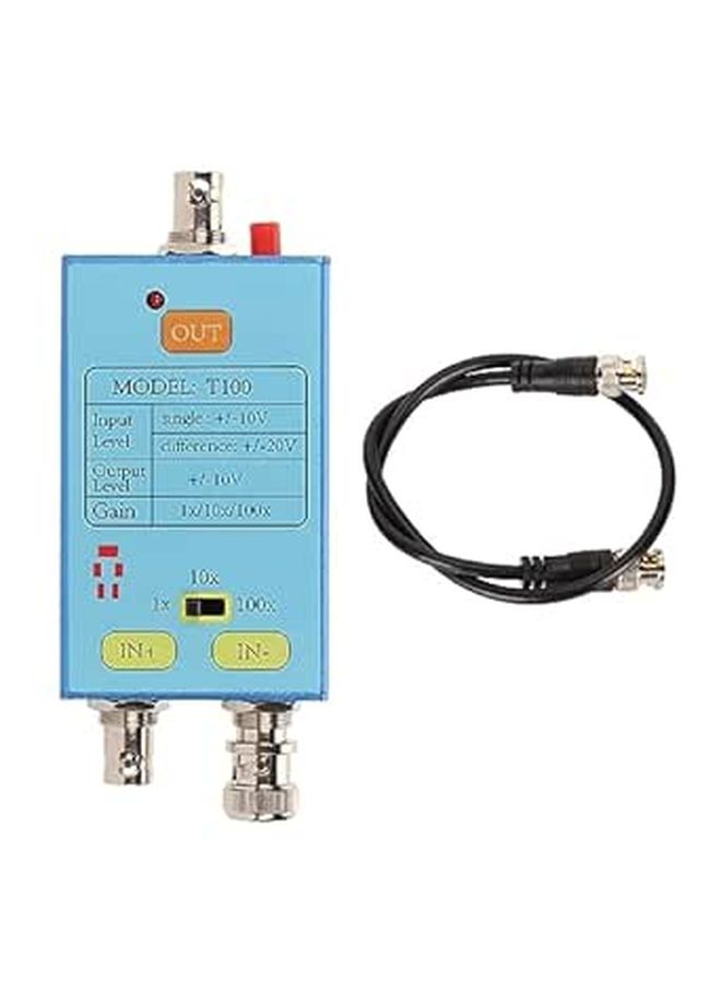 Plug And Play USB 3.0 Oscilloscope With 1X 10X 100X Intelligent Differential Probe Low Noise Signal Amplifier - Image 1
