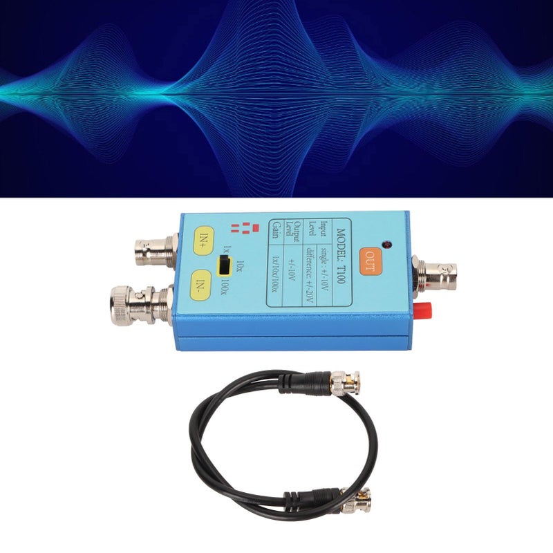 Plug And Play USB 3.0 Oscilloscope With 1X 10X 100X Intelligent Differential Probe Low Noise Signal Amplifier - Image 4