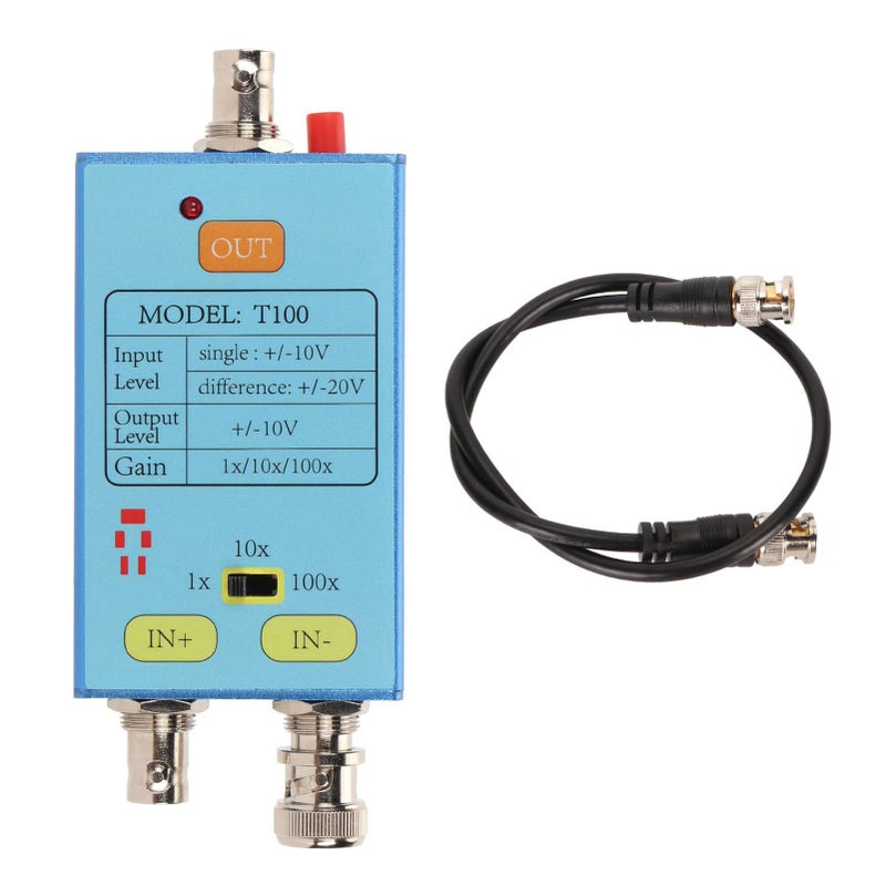 Plug And Play USB 3.0 Oscilloscope With 1X 10X 100X Intelligent Differential Probe Low Noise Signal Amplifier - Image 2