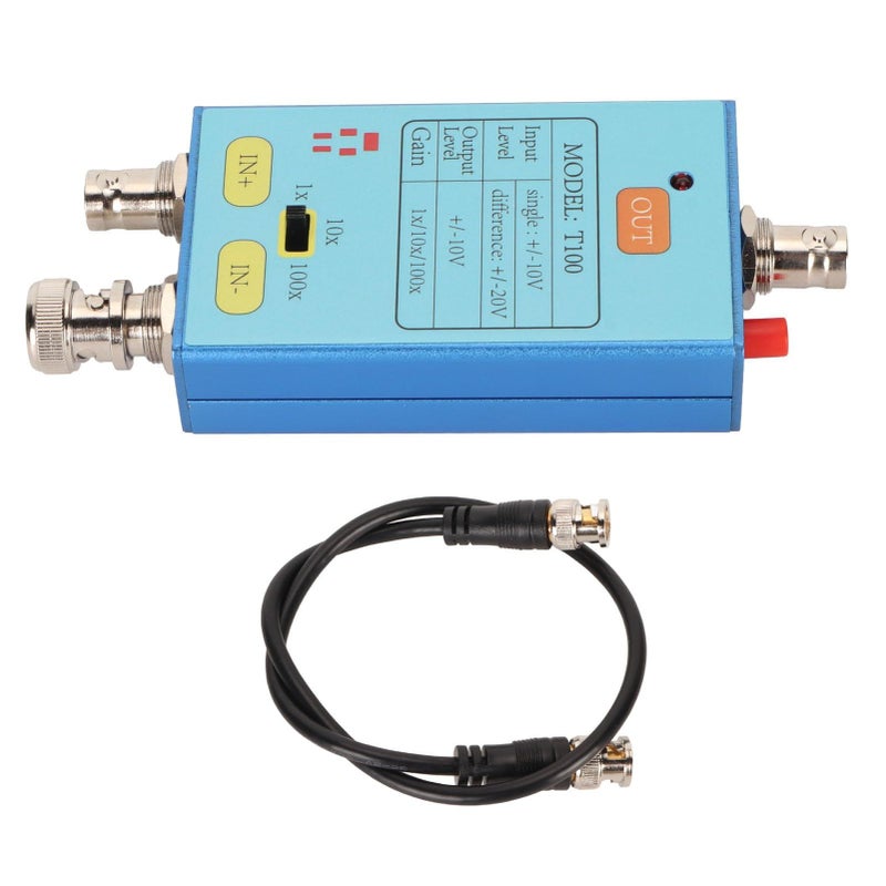 Plug And Play USB 3.0 Oscilloscope With 1X 10X 100X Intelligent Differential Probe Low Noise Signal Amplifier - Image 3