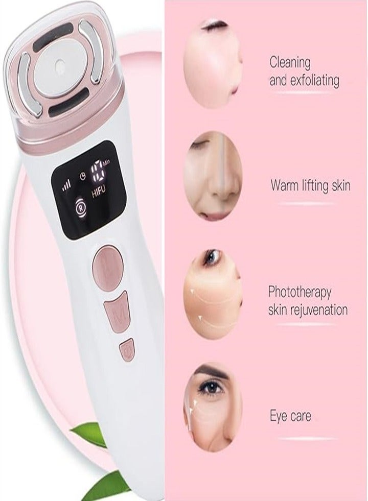 جهاز تجميل بالموجات فوق الصوتية صغير محمول باليد من الجيل الثاني، جهاز تدليك لشد الوجه بالتيار الدقيق، مناسب للذقن والرقبة والعينين لدى النساء - Image 3