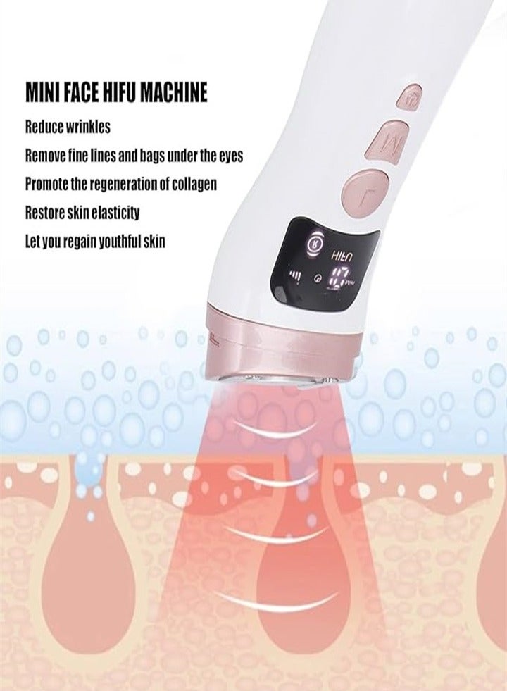 جهاز تجميل بالموجات فوق الصوتية صغير محمول باليد من الجيل الثاني، جهاز تدليك لشد الوجه بالتيار الدقيق، مناسب للذقن والرقبة والعينين لدى النساء - Image 2