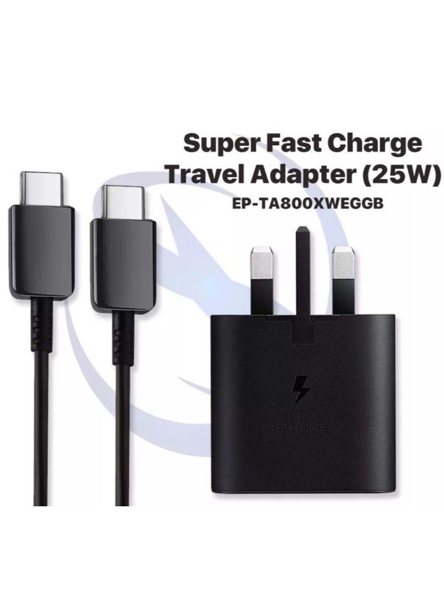 Phone Planet Samsung Original 25W Fast Phone Charger For Samsung Galaxy S20 S20+ S20 Ultra Note 20 Ultra USB-C Fast Charging Wall Charger With Cable
