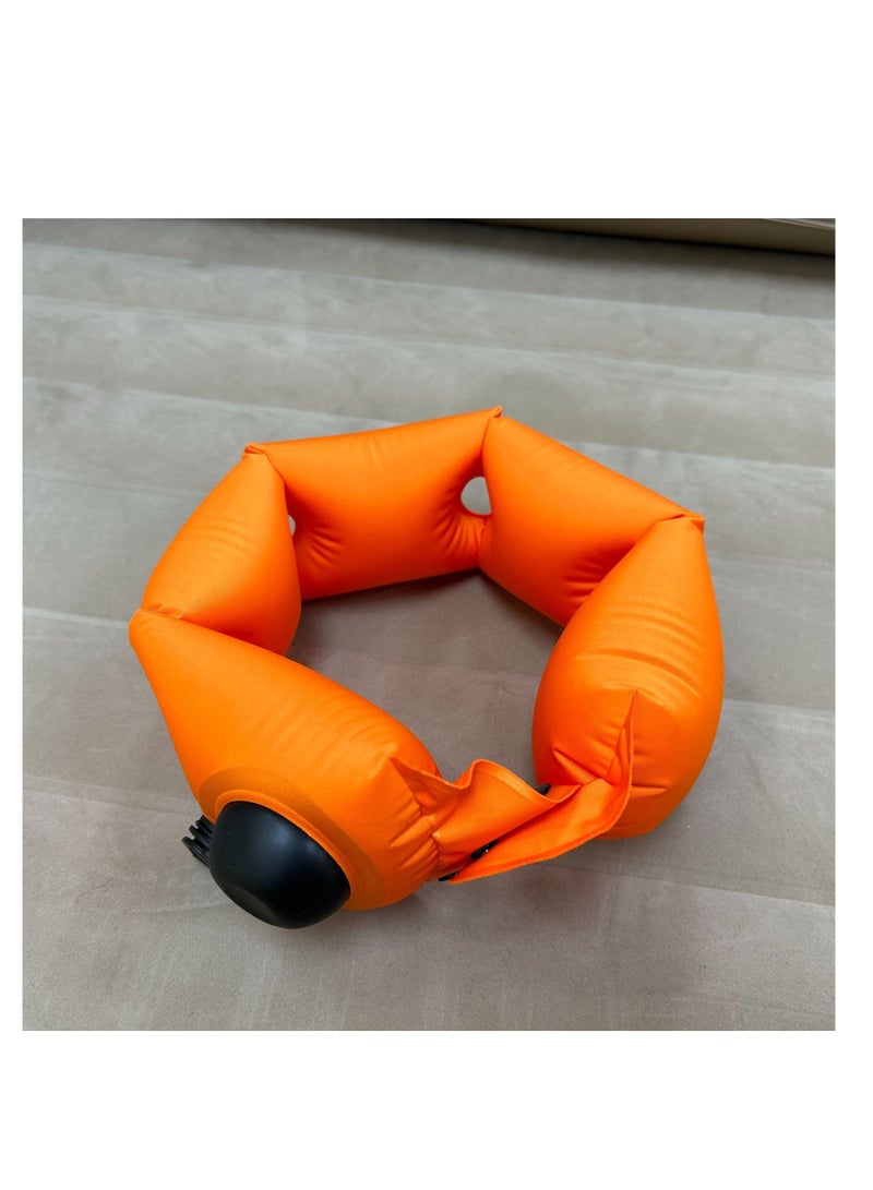Portable U-shaped Inflatable Neck Pillow Suitable For Traveling, Car And Plane - Image 1