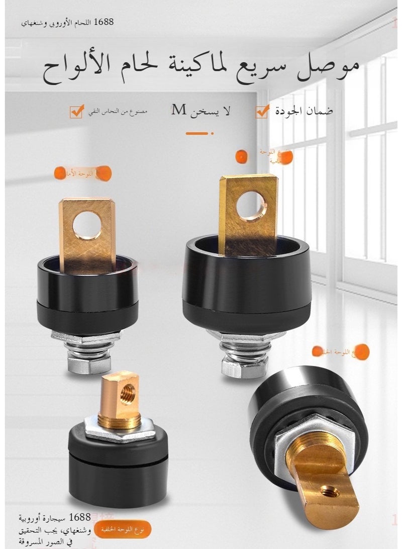Front And Rear Plate Welding Machine Quick Joint 10-2535-50-70-95 European Quick Insert Fittings Resin Pure Copper - Image 4