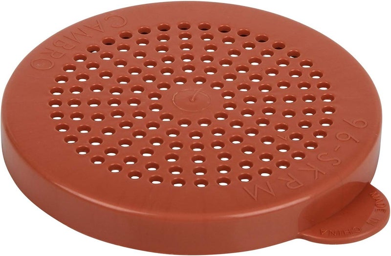 Cambro Camwear 10 Oz Shaker/Dredge w/ Medium Ground Lid - Image 2