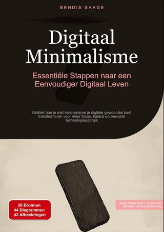 Digitaal Minimalisme: Essentiële Stappen naar een Eenvoudiger Digitaal Leven: Ontdek hoe je met minimalisme je digitale gewoontes kunt transformeren ... focus, balans en bewuste technologiegebruik - pzsku/ZD66A48EC2211A46A9FEFZ/45/1749035387/3cb9a94f-efa0-41f1-91c5-401c4ccf51b4