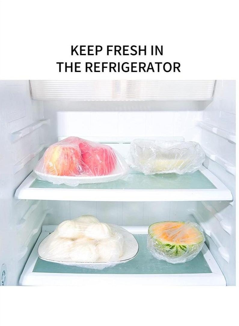 daydayup 200 Pcs Disposable Elastic Fresh-Keeping Covers, Food Preservation Bags, Can Be Used For Shower Caps, Dust And Insect Proof, Universal Kitchen Plastic Packaging - Image 5