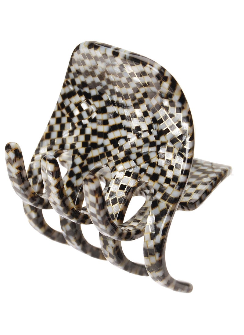 France Luxe France Luxe Medium Gallery Jaw - Opera Silver 