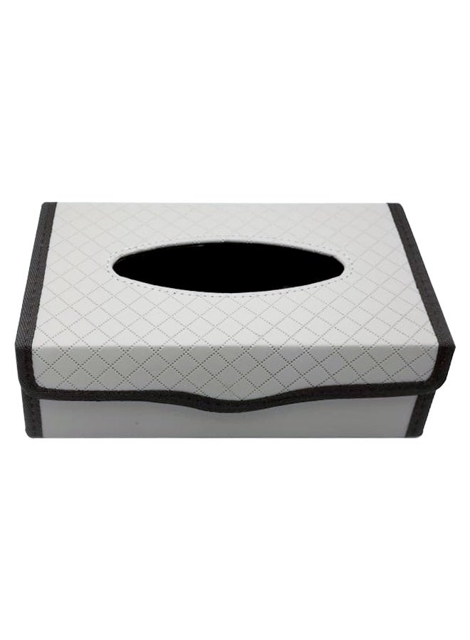 Car Tissue Holder PU Leather Foldable Tissue Box Organizer Napkin Holder for Car Seat Sun Visor Dashboard Home Office Use - Image 2