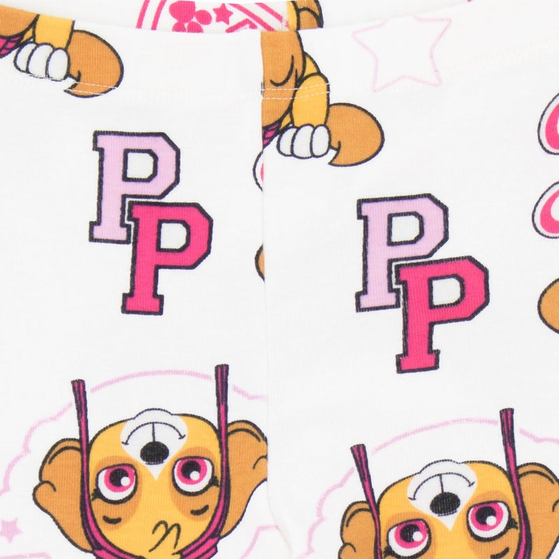 Paw Patrol Girls Pajamas 5 White - Image 5
