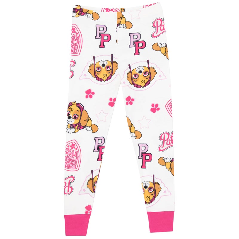 Paw Patrol Girls Pajamas 5 White - Image 4