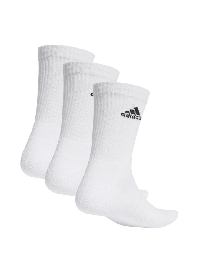 Adidas adidas cushioned sportswear 3 pair pack unisex crew socks  - Image 1