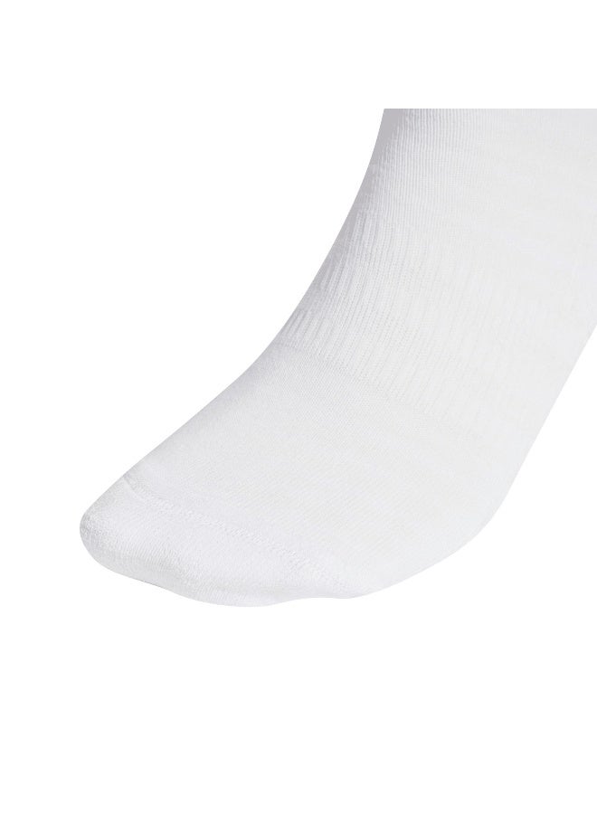 adidas جوارب تدريب C Spw Crw 3P للجنسين أبيض مقاس 5.5K - 7K  - Image 3