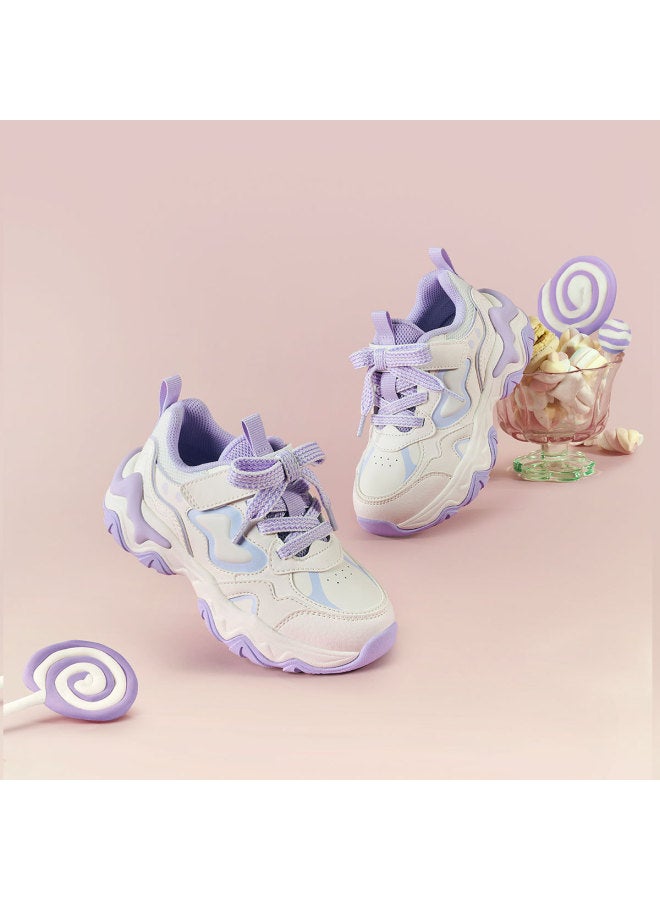 Balabala Anti-slip & Shockproof Kids Sneakers - Girls' Chunky Dad Shoes, 2025 Spring/autumn New Arrival, Versatile School Shoes - Image 2