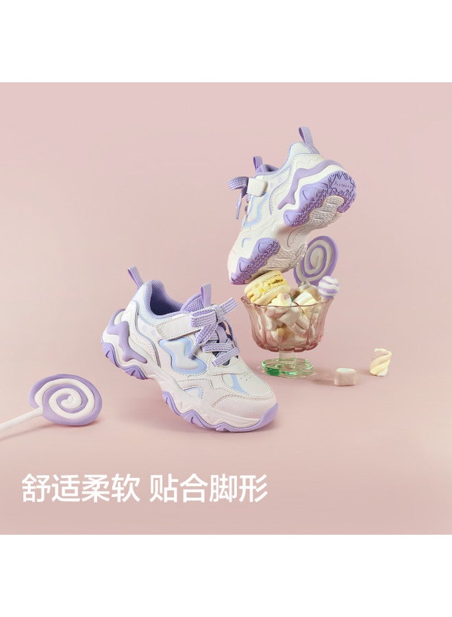 Balabala Anti-slip & Shockproof Kids Sneakers - Girls' Chunky Dad Shoes, 2025 Spring/autumn New Arrival, Versatile School Shoes - Image 3