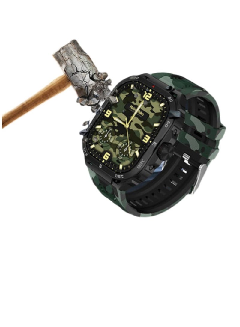 Haino Teko Smart Watch SQ-2 AMOLED Display Aluminum Body and Shatterproof Screen Wireless Charging and 3 Silicone Straps - Image 4