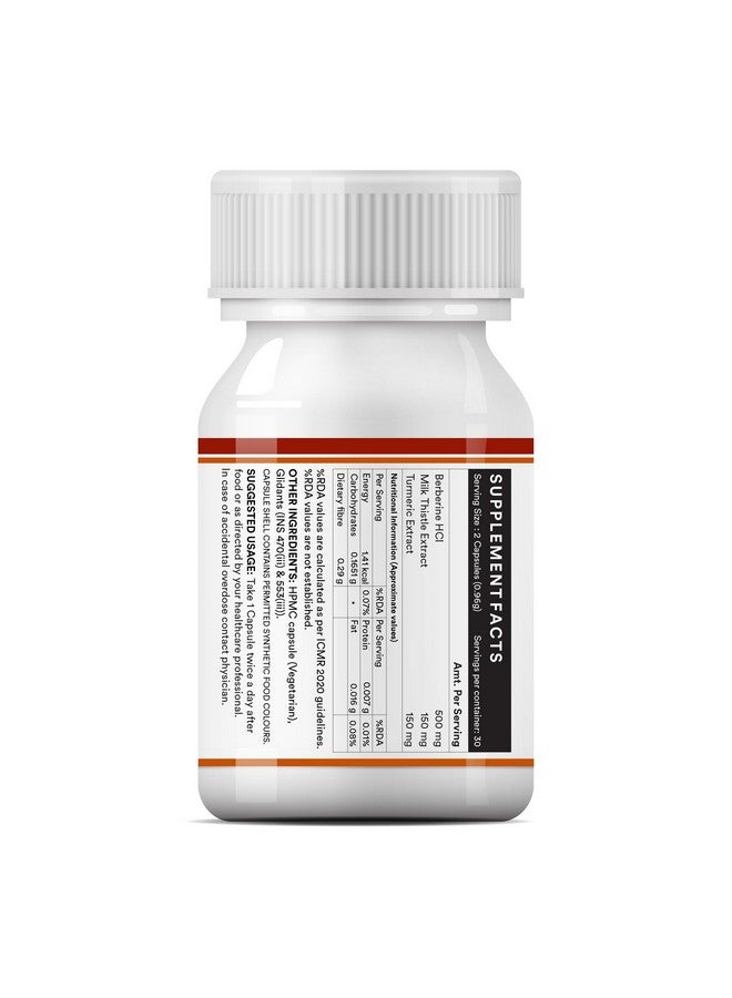 Inlife مكملات إنلايف بيربرين HCL 500 ملغ مع مستخلص الشوك المقدس والكركم دعم للرجال والنساء - 60 كبسولة نباتية (عبوة من 1، 60) - Image 5