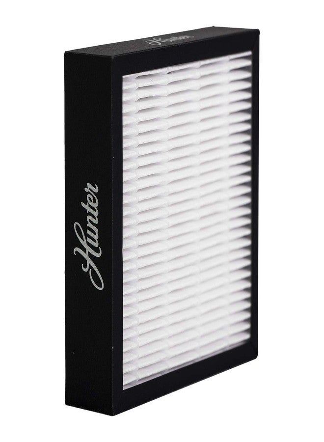 هانتر فلتر بديل لتنقية الهواء من نوع HEPA الحقيقي من Hunter F1715HE5، عبوة من قطعتين، متوافق مع موديل HT1715 - Image 1