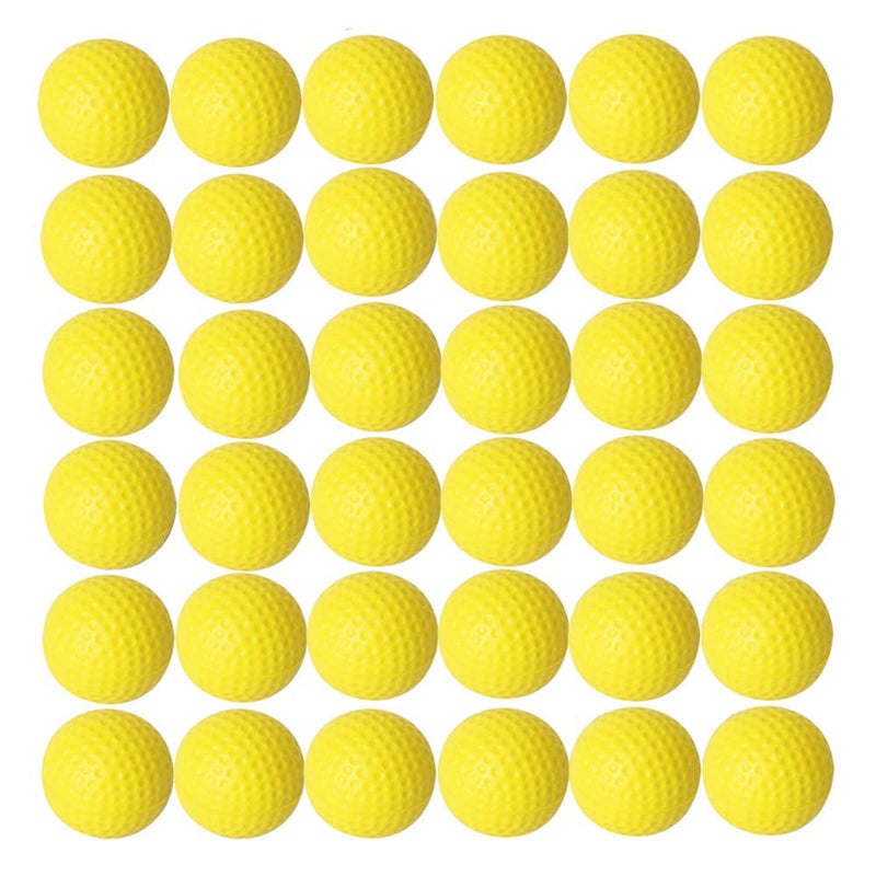 Dsmile Practice Golf Balls, Foam, 36 Count, Yellow - Image 1