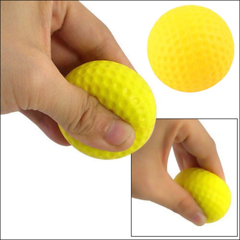 Dsmile Practice Golf Balls, Foam, 36 Count, Yellow - Image 4