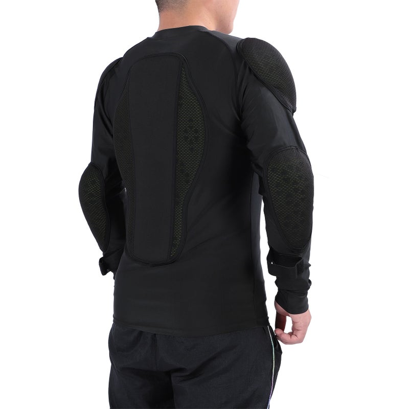 Motorcycle Armor Shirt Strong Protection Breathable Sweatproof Riding Protective Gear Armor for Shoulder Chest Back Elbow L - Image 4