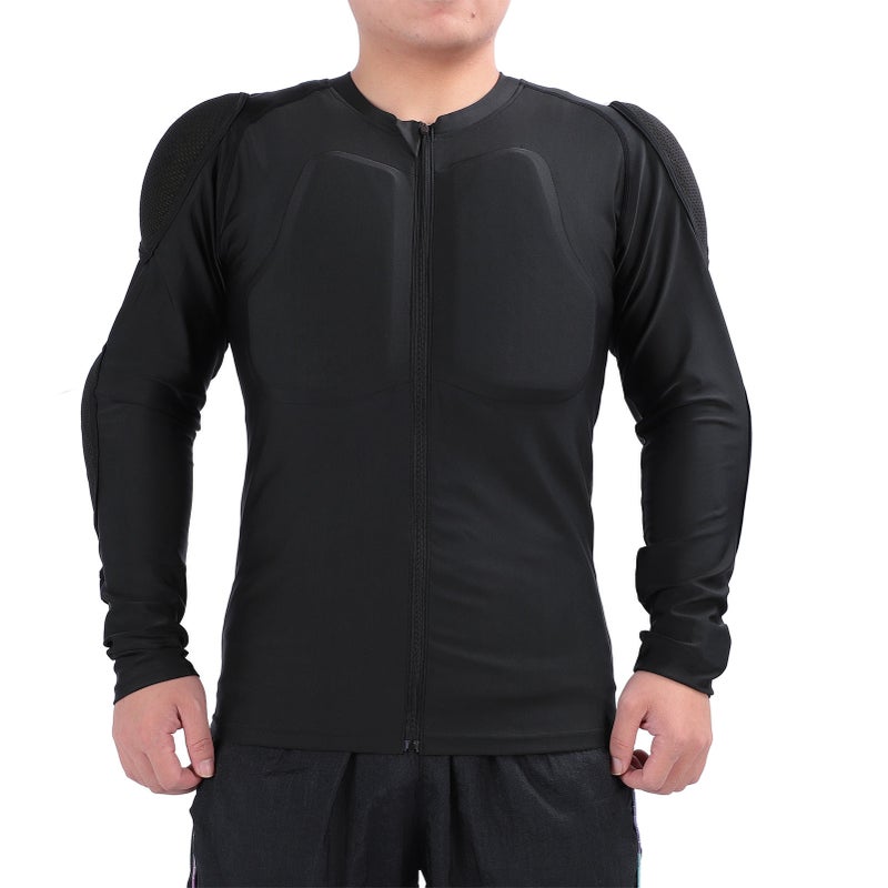 Motorcycle Armor Shirt Strong Protection Breathable Sweatproof Riding Protective Gear Armor for Shoulder Chest Back Elbow L - Image 3