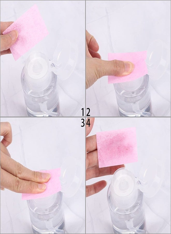Tbestmax Pack of 3 Nail Polish Remover Pump Empty Dispenser Bottle for Alcohol, Acetone, Nail Polish and Makeup Remover, 150ml(5.10z), Clear Top Cap - Image 4