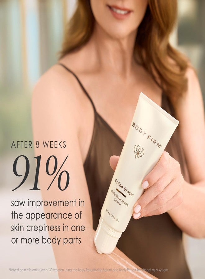BODY FIRM Crépe Erase Body Resurfacing Serum – Leave-On AHA/BHA Body Peel with Roller Applicator for Smoother, Radiant-Looking Skin, 8 FL Oz - Image 5