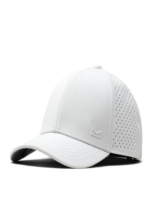 melin A-Game Icon Hydro, White, Performance Snapback Hat, Water-Resistant Baseball Cap for Men & Women, Medium-Large - Image 1