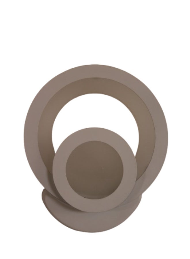 LED wall lamp round shape with warm and white colors LED strip - Image 2