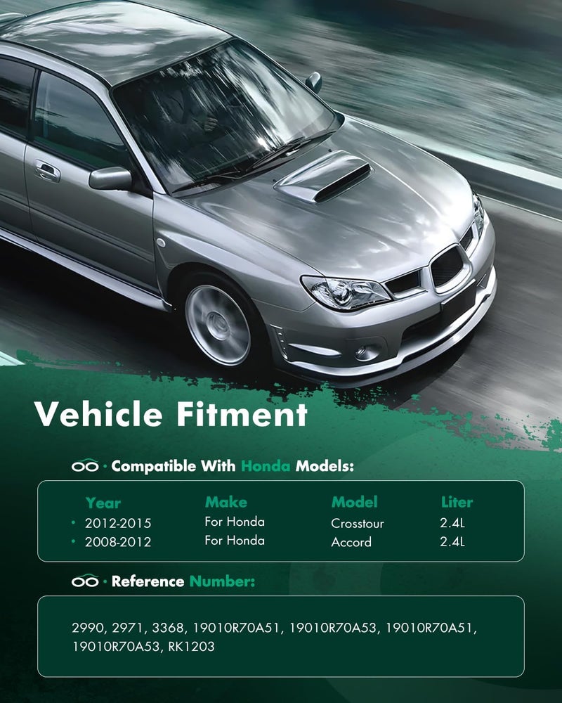 SCITOO رادياتير 2990 مناسب 2008-2012 لهوندا أكورد 2.4L 2012-2015 لهوندا كروس تور 2.4L - Image 3