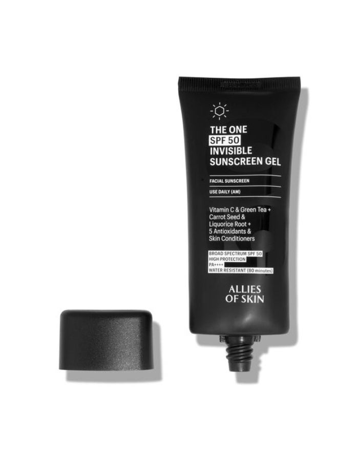 Allies of Skin The One SPF 50 Invisible Sunscreen Gel  50 ML - Image 2