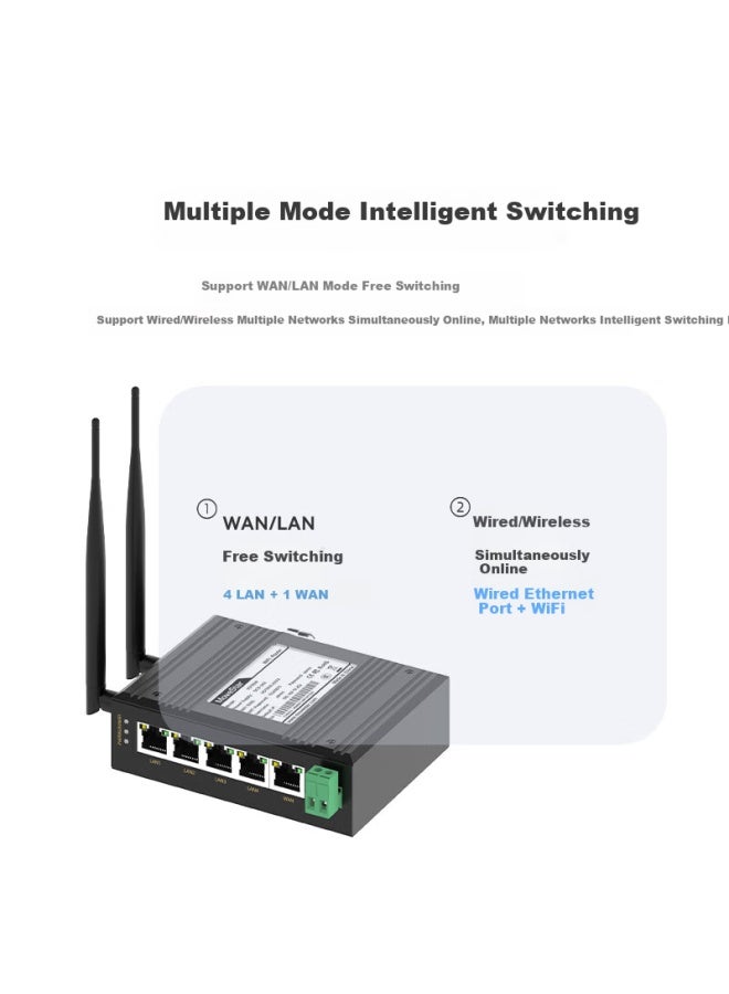 Mowestar Wireless Client Industrial Grade Bridge 2.4g Single Frequency Wifi Wireless Ap Smart Device Bridge Vnp Gateway High Speed Router Receiver Dual Antenna Vs705w - Image 2