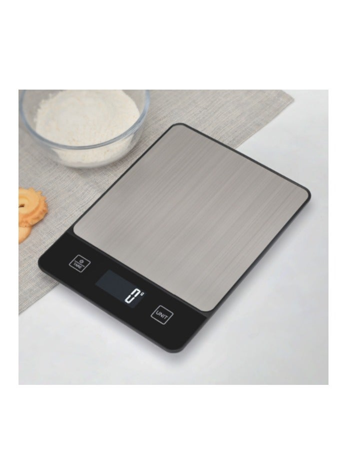 Premium 10KG Kitchen Scale Made of Stainless Steel! Water-Resistant! Accurate Measurement! 5 Measurement Units Easy Transfer!  2*AAA Batteries Included! Perfect for Kitchen! - Image 1