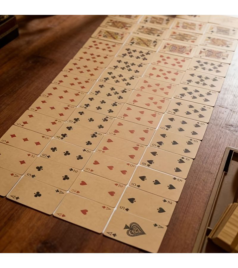 Natural Color 2 In 1 Wooden Poker Dice And Board Game Set With Wood Box Retro Tabletop Party Portable Handmade Gift For Game Nights Camping Travel Multiplayer Family Fun - Image 2