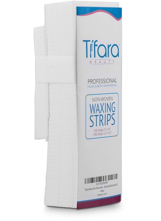 Tifara Beauty - Tifara Beauty Non Woven Body and Facial Wax Strips Multi Size Pack (200) - Image 1
