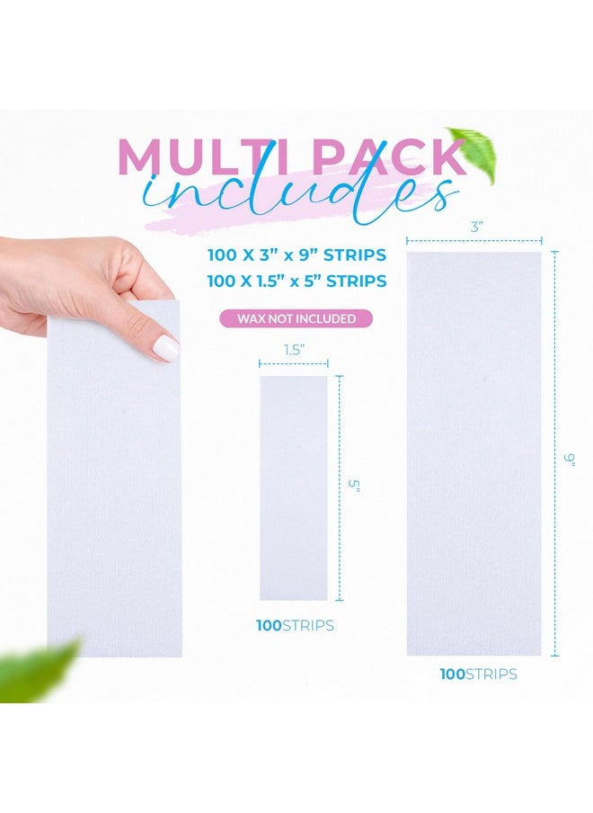 Tifara Beauty - Tifara Beauty Non Woven Body and Facial Wax Strips Multi Size Pack (200) - Image 1