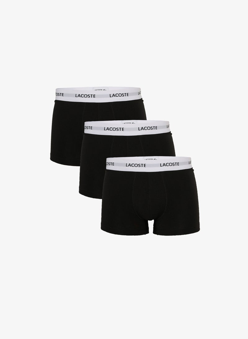 لاكوست ثلاث قطع سراويل داخلية قطنية مطاطية - Image 1