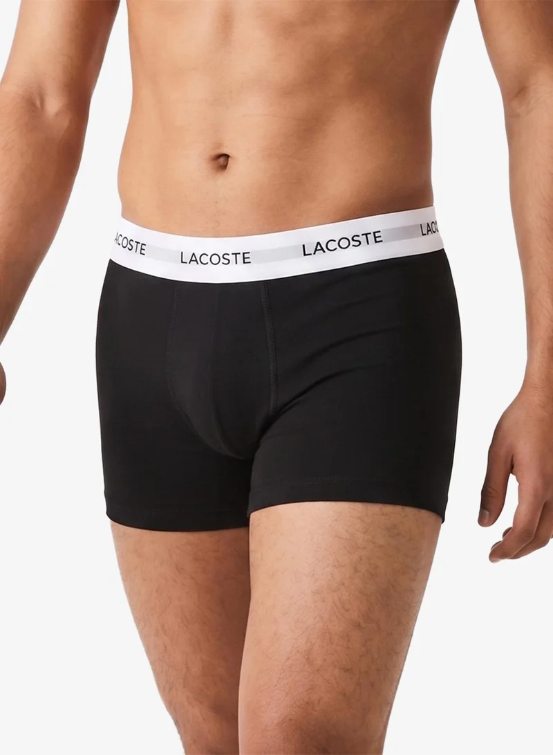 Lacoste 3-Pack Stretch Cotton Trunks