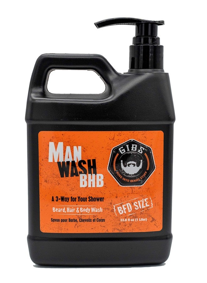 GIBS Grooming Man Wash Shampoo and Biofuel Conditioner, 33.8 fl. oz. - Image 2